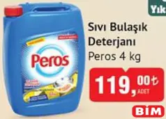 PEROS SIVI BULAŞIK DETERJANI 4 KG